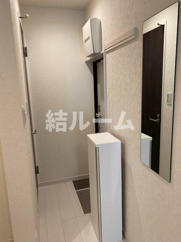 板橋区大谷口１丁目のアパートの玄関