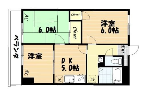 リブステージ横浜の間取り|間取りです。
