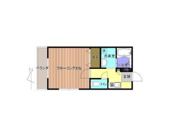 フローレ南長崎の間取り
