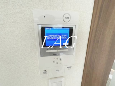 【セキュリティ】 | ｅｓカーサ幡ヶ谷 | モニター付インターホンです。