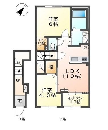 シャルールの間取り