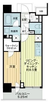 ライオンズミレス新中野の間取り|間取りです。