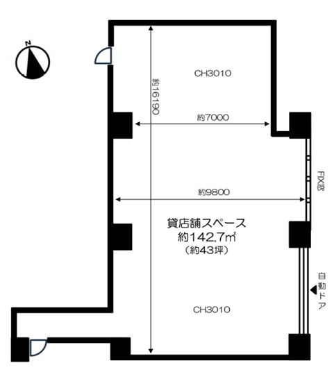 安嵐ホテルの間取り