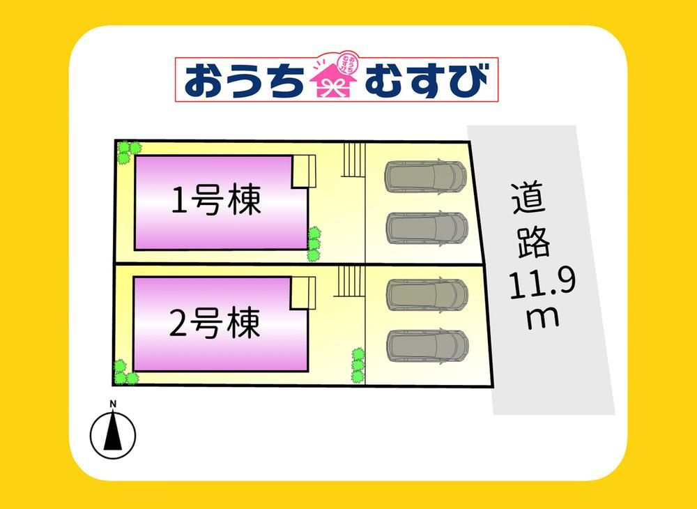 春日井市中央台第4(全2棟)の区画図