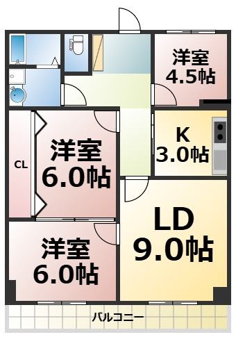 【間取り】 | サンコーマンション