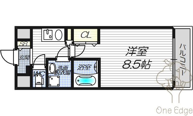 ヴェリテ新大阪の間取り