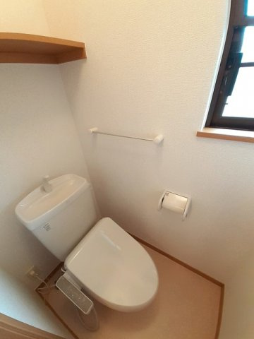 ジェルメ　テール　Ａのトイレ|シンプルで使いやすいトイレです