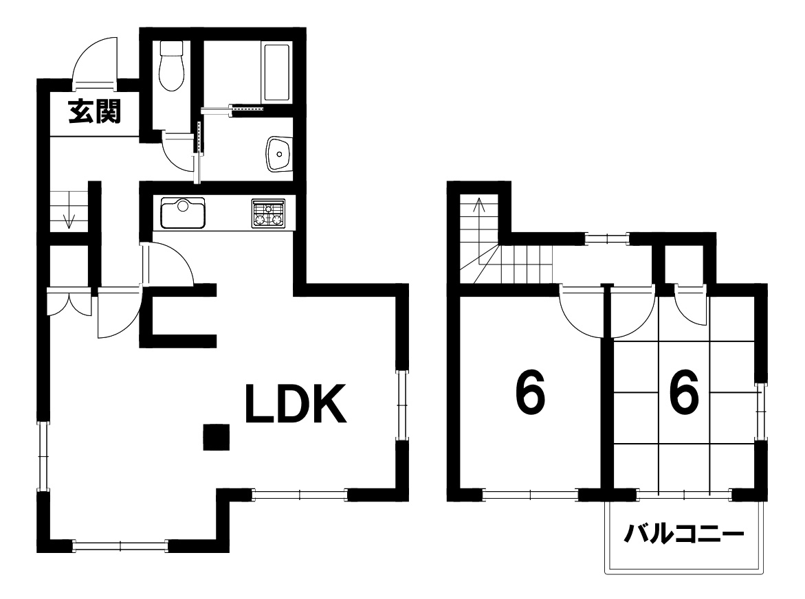 宇都宮市富士見が丘４丁目632-370、-371の間取り