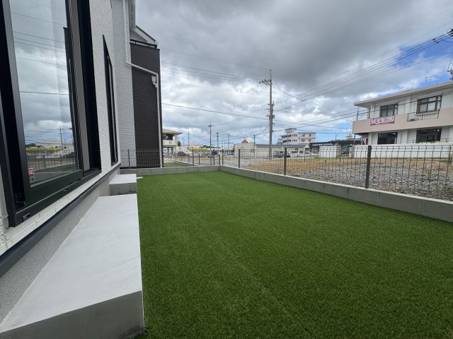 沖縄市東（全3棟）ラストC号棟の庭|C号棟　お庭付き♪
