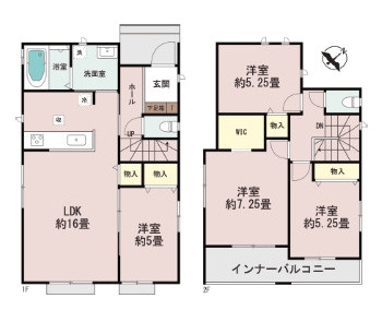 沖縄市東（全3棟）ラストC号棟の間取り|C号棟　