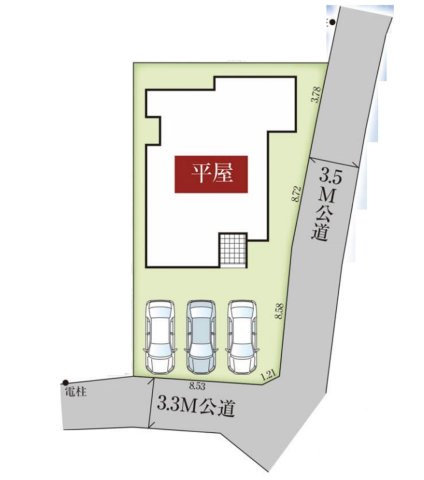 【区画図】 | 本庄市小島　新築戸建　全1棟　1号棟