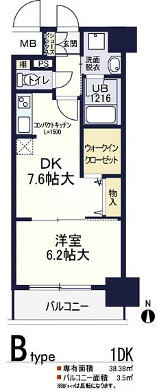 ソラージュ茨木の間取り