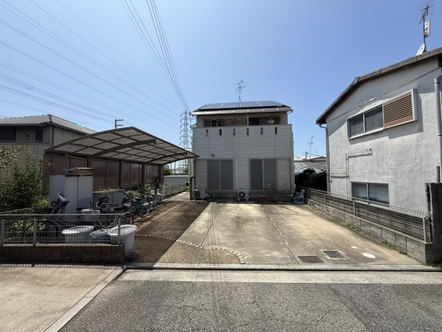 泉北郡忠岡町忠岡北2丁目　中古戸建の前面道路含む現地写真