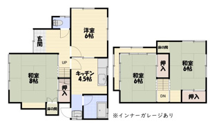 宇治市木幡南山　中古戸建の画像