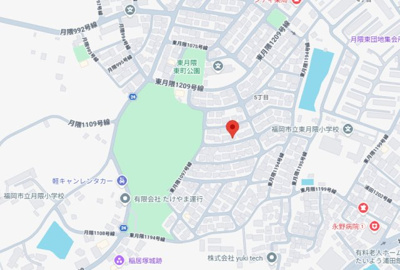 【地図】 | 福岡県福岡市博多区東月隈5丁目