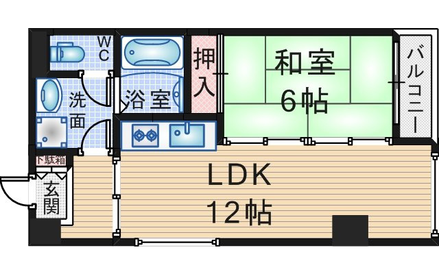 グレースメモリー宝塚の間取り