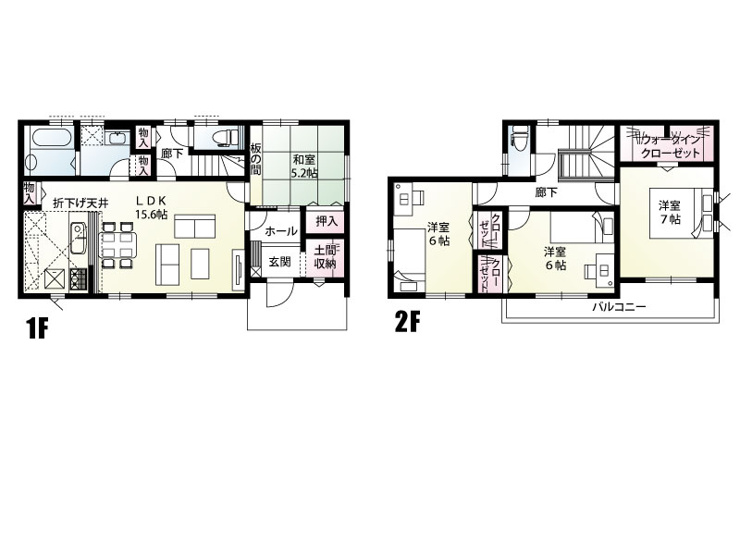 北本市本町4丁目8区画　２号棟　配置図