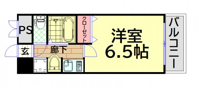 【間取り】 | プレサンス難波リバーオアシス