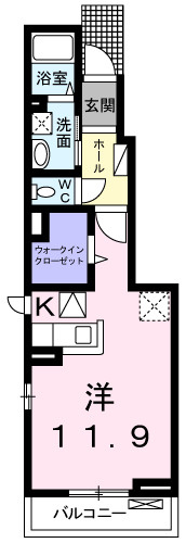 アルバータの間取り|間取図