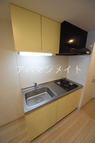 【キッチン】 | ガスコンロ２口付き！