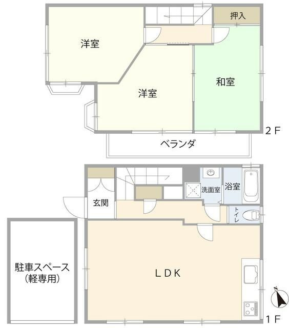 花見川区千種町戸建の間取り