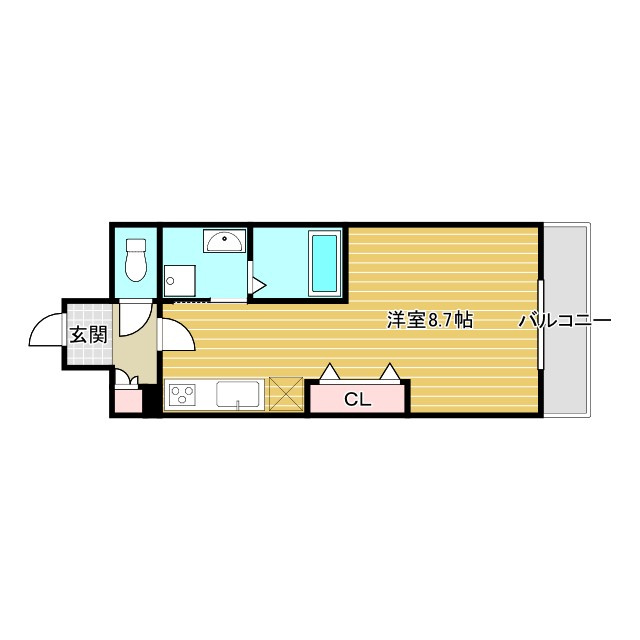 フェリーズ茨木の間取り