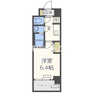 プレサンス上町台夕陽丘の間取り