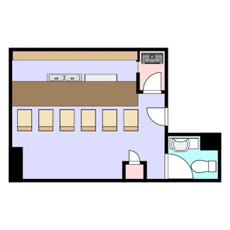 【間取り】 | 生田新道沿いワインバー跡