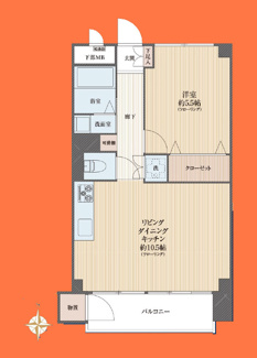 【間取り】 | 境南マンション