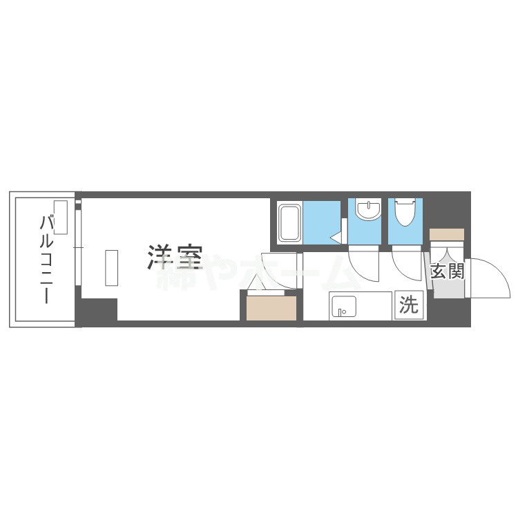 ソルテラスOSAKA MID EAST クレアストの間取り