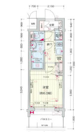 【間取り】 | プレサンスジェネ新神戸ステーションフロント