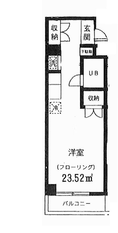 ラビットイン柳下  の間取り|間取りです。