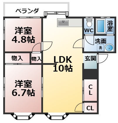 成田ハイムの間取り