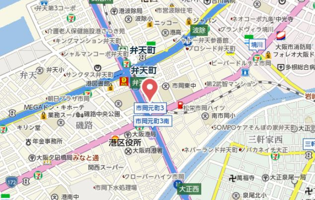 【地図】 | エスリード弁天町パークプレイス
