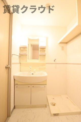 プリムヴェールの洗面所|忙しい朝には欠かせない洗面所です