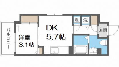 【間取り】 | サニーハウス南堀江