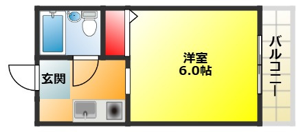 【間取り】 | アパートメント東淀川Ⅱ