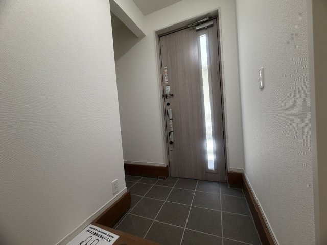 明石市東二見新築の玄関
