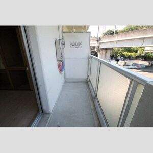高蔵寺マンションのバルコニー