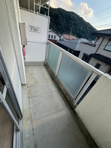 高蔵寺マンションのバルコニー
