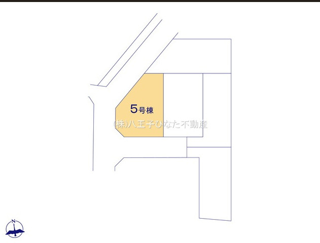 『八王子市新築戸建て』八王子市上壱分方町359-5【仲介手数料無料】　２４－２期の区画図|～仲介手数料無料☆八王子ひなた不動産～八王子市上壱分方町　新築戸建て