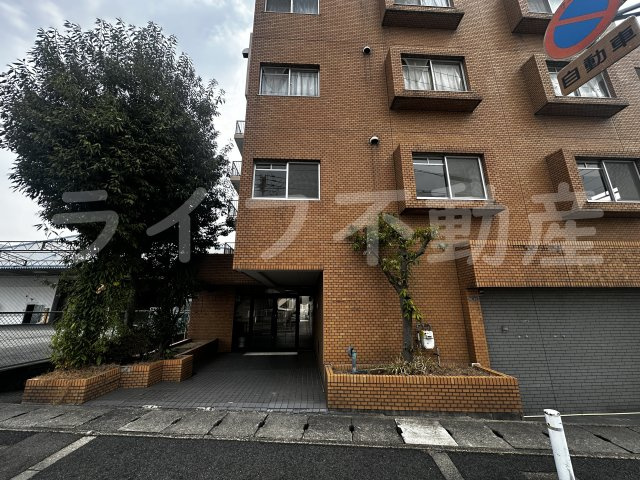 シロハイヌ吉田のエントランス|ゆとりのあるエントランスです