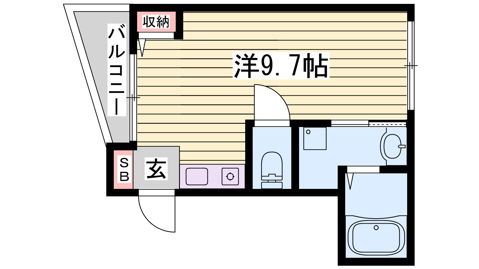 インタービレッジ青山一番館の間取り