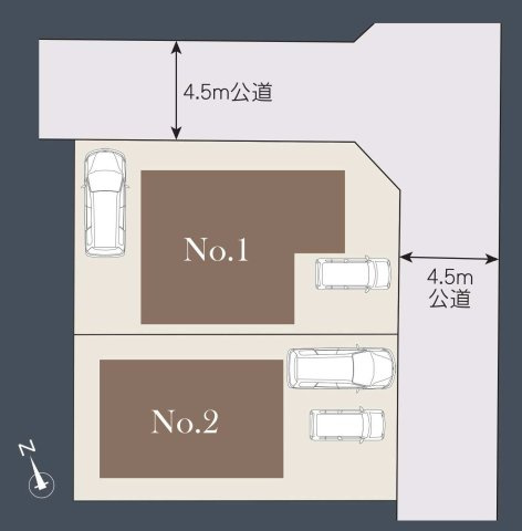 戸塚区上倉田町　新築戸建て　第3の区画図