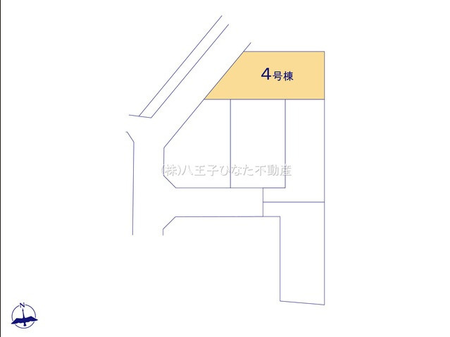 『八王子市新築戸建て』八王子市上壱分方町359-5【仲介手数料無料】　２４－２期の区画図|～仲介手数料無料☆八王子ひなた不動産～八王子市上壱分方町　新築戸建て