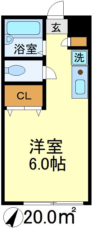 グルクスハイムⅡの間取り