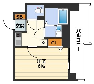 エスリードレジデンス梅田グランゲートの間取り