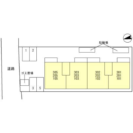 シティエルの区画図