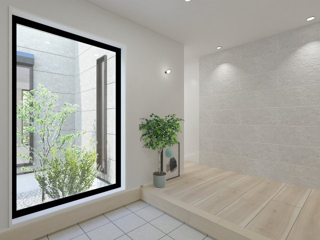 ◎藤沢市渡内3丁目　新築平屋建　の玄関