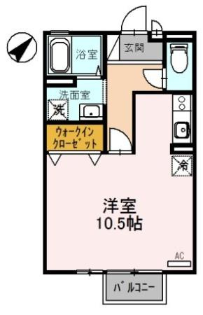 パークサイドヒロツグ　Ｂ棟の間取り